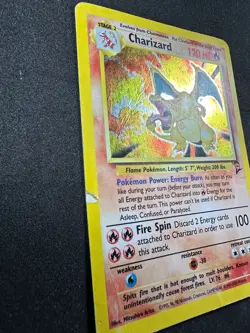 Pokemon TCG Base Set 2 Holo Rare Charizard 4/130 WOTC - HP Damaged - Image 3