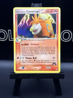 Pokemon TCG Team Magma's Camerupt 19/95 - Ex Non-Holo LP - Image 2