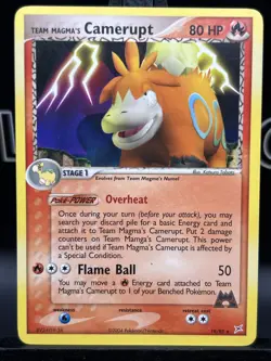 Pokemon TCG Team Magma's Camerupt 19/95 - Ex Non-Holo LP - Image 3