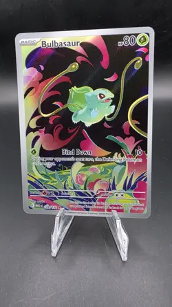 Bulbasaur Stamped Promo Illustration Rare - #133/132 - Pokemon Mega Evolutions - Image 1