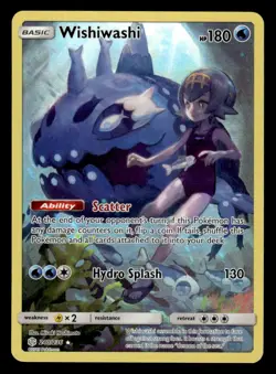 Pokemon TCG SM - Cosmic Eclipse #240/236 Wishiwashi (Secret) NM - Image 1