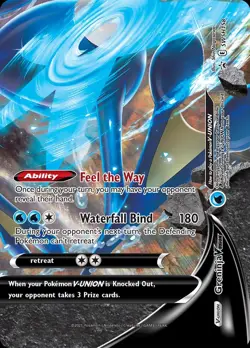 Pokemon Greninja V-UNION (SWSH158/330) SWSH Black Star Promos LP HOLO - Image 1