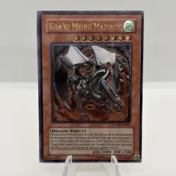 Yugioh Koa'ki Meiru Maximus SOVR-EN081 Ultimate Rare FOIL SHIFT MISPRINT NM - Image 1