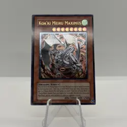 Yugioh Koa'ki Meiru Maximus SOVR-EN081 Ultimate Rare FOIL SHIFT MISPRINT NM - Image 2
