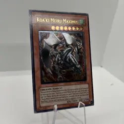 Yugioh Koa'ki Meiru Maximus SOVR-EN081 Ultimate Rare FOIL SHIFT MISPRINT NM - Image 4
