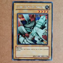 Alpha the Magnet Warrior DOR-001 Secret Rare Holo Unlimited Yu-Gi-Oh! - Image 1