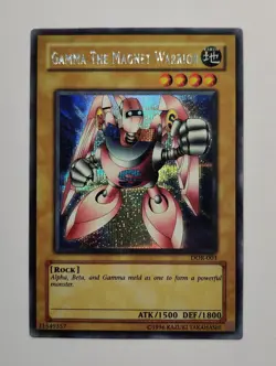 Gamma the Magnet Warrior DOR-003 Duelist of the Roses Secret Rare Yu-Gi-Oh! MP - Image 1