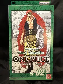 One Piece Card Game - ENGLISH - Starter Deck - Worst Generation ST-02 NEW - Image 1