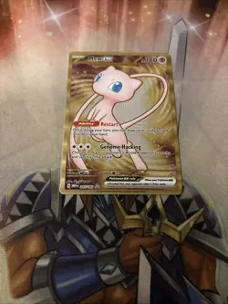 Pokemon TCG 151 MEW EN 205/165 Mew EX Metal Card Promo - Image 1
