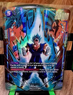 Bandai Dragon Ball Super Card Game Vegito FB02-139 SCR Foil - Image 2