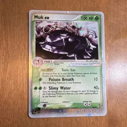 Pokemon Muk ex EX Dragon Holo EX Rare English Card 100 HP 96/97 2003 - Image 1