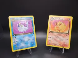 Dark Flareon 35/82 and Dark Vaporeon 45/82 1st Edition Pokemon Cards - Image 1