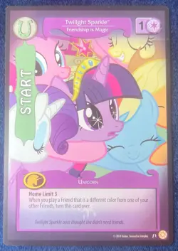 My Little Pony CCG Competitive Card Game Lenticular Oversized Twilight Sparkle - Image 2