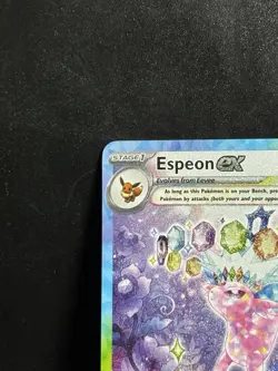 Pokemon TCG Espeon EX Grading Contender Prismatic Evolutions Holo Card 155/131 - Image 3