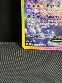 Pokemon TCG Espeon EX Grading Contender Prismatic Evolutions Holo Card 155/131 - Image 4