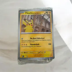 Pokemon Oversized Pikachu at the Museum Promo Card NEW SEALED✅ - Image 1