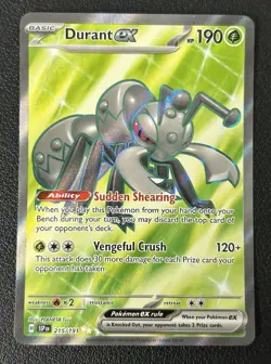 Durant ex 215/191 Surging Sparks Full Art Ultra Rare Pokemon TCG Card NM - Image 1