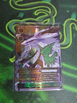 Vortexdramon Digimon Card Game Dawn of Liberator EX11-074 Double ** SEC NM - Image 1
