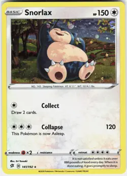 Snorlax - (Cosmos Holo) Promo Miscellaneous Cards & Products 141/192 NM Holo - Image 1