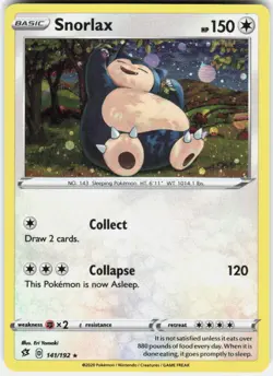 Snorlax - (Cosmos Holo) Promo Miscellaneous Cards & Products 141/192 NM Holo - Image 1