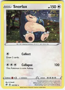 Snorlax - (Cosmos Holo) Promo Miscellaneous Cards & Products 141/192 NM Holo - Image 1