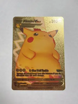 Pikachu Vmax Gigantamax Gold Foil Display Card 044/185 M/NM - Image 1