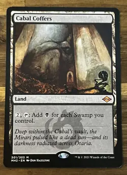 MTG Cabal Coffers Modern Horizons 2 Mythic Land Regular 301 English NM - Image 1