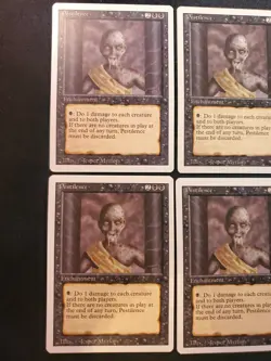4x Pestilence Revised Edition 3ed NM Magic The Gathering White Boarder Playset - Image 2
