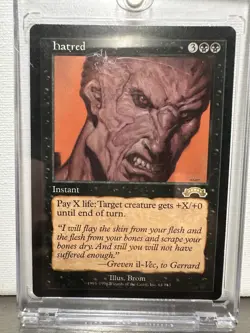 Magic: The Gathering Hatred Exodus Rare Black Instant 64/143 1998 Brom Regular - Image 1