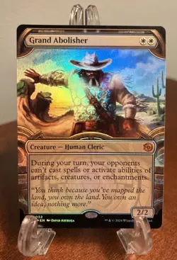 MTG Grand Abolisher (Showcase) FOIL Outlaws of Thunder Junction OTJ NM Magic - Image 1