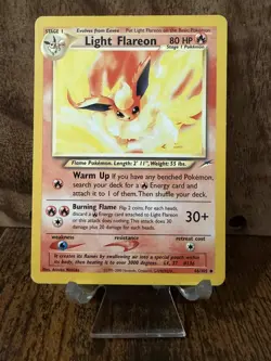 Light Flareon 46/105 Neo Destiny Regular Pokemon Card - Image 1
