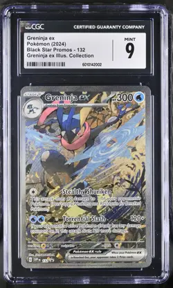 CGC 9 MINT Greninja Ex #132 Greninja Ex Illustration Collection Pokemon TCG - Image 1