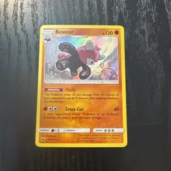 Bewear 56/111 - Holo Rare - English Pokemon Sun & Moon Crimson Invasion - Image 1