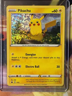 Pokemon TCG Pikachu McDonald's Promos 2022 7/15 Holo Holo Rare LP - Image 1