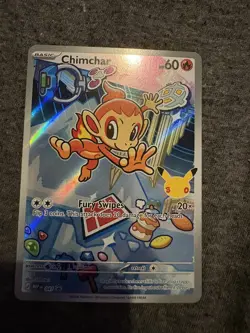 2026 Pokemon TCG 30th Anniversary First Partner Black Star Promo Chimchar 041 - Image 1