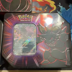 Pokemon Destined Rivals Team Rocket Tins Set of 3 NEW/SEALED - Image 4