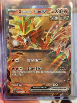 Pokemon TCG Gouging Fire ex 038/162 Ultra Rare Temporal Forces Near Mint - Image 1