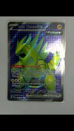 Iron Thorns ex 196/167 Twilight Masquerade Pokemon TGC NM/M Ultra Rare Full Art - Image 1