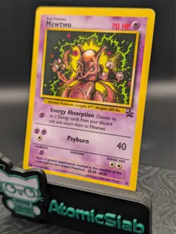 Pokemon TCG Mewtwo 14 Black Star Promo WOTC Vintage Non-Holo (NM/LP) - Image 5