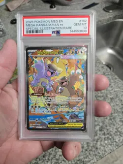 2025 Pokemon, Mega Kangaskhan ex, Special Illustration Rare PSA 10 Gem MT #182 - Image 1