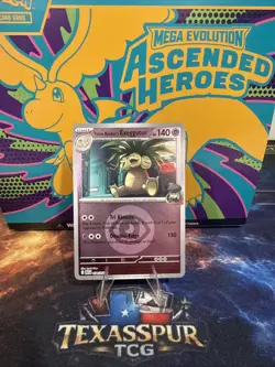 Team Rocket’s Exeggutor 078/217 Energy Reverse Holo Rare Pokemon Ascended Heroes - Image 1