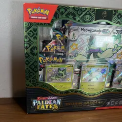 Pokemon Scarlet & Violet Paldean Fates Ex Premium Collection Meowscarada Box New - Image 2