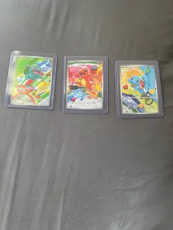 POKEMON Partner Series One Bulbasaur 037, Charmander 038, & Squirtle 039 PROMOS - Image 1