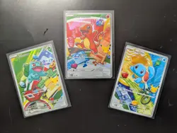 Pokemon First Partners Kanto Set Bulbasaur Charmander Squirtle - Image 1