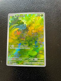 Bulbasaur #166/165 Pokemon SV: Scarlet & Violet 151 illustration rare 2023 NM - Image 1