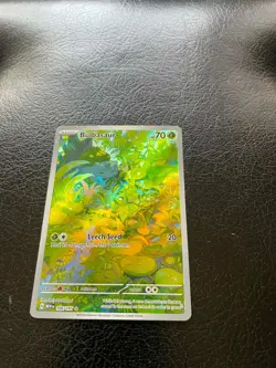 Bulbasaur #166/165 Pokemon SV: Scarlet & Violet 151 illustration rare 2023 NM - Image 3