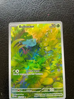 Bulbasaur #166/165 Pokemon SV: Scarlet & Violet 151 illustration rare 2023 NM - Image 4