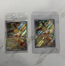Pokemon TCG Eevee Prismatic Evolutions Black Star Promo Rare Holo173 (2 PACK NM) - Image 1