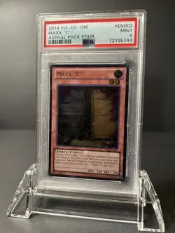 Yugioh Maxx "C" AP04 - EN002 Ultimate Rare PSA 9 - Image 1
