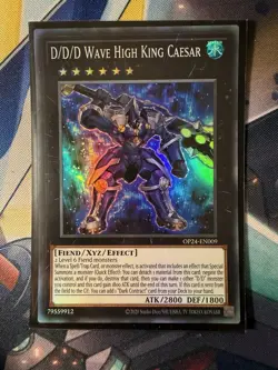 YuGiOh! D/D/D Wave King High Caesar Super Rare OP24-EN009 - Image 1